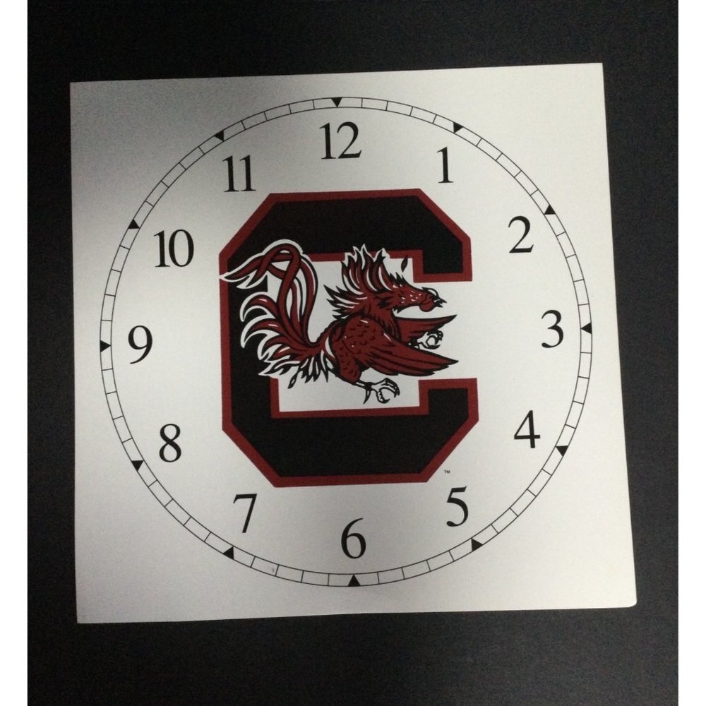 Vintage Graphic insert for clock making SC Gamecocks Poster Print College Team